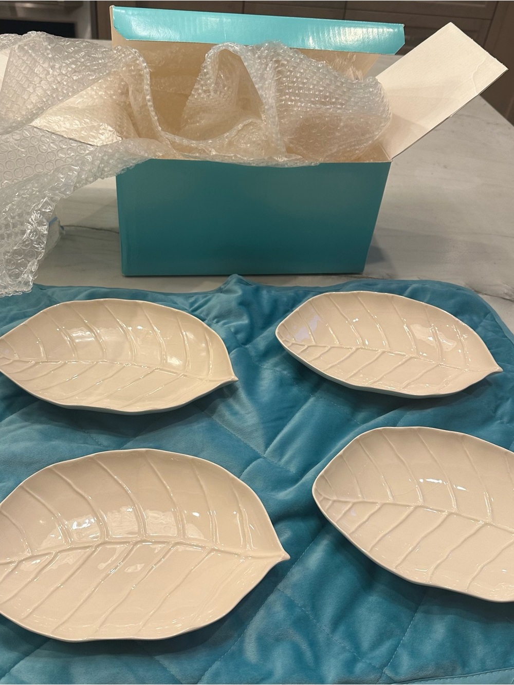Tiffany New Leaf Plates